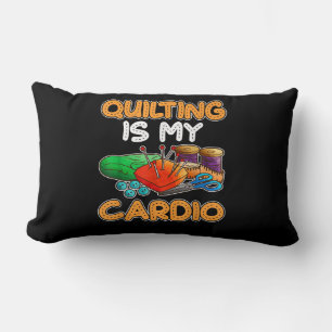 Quilting ist mein Cardio   Funny Gift Quilts Liebh Lendenkissen