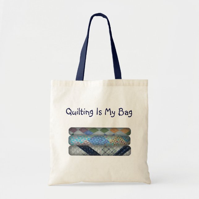 Quilting ist meine Taschentasche Tragetasche (Vorne)