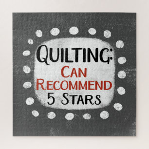 Quilting Review 5 Stars Jigsaw Puzzle