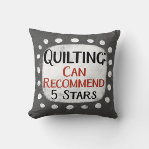 Quilting Review 5 Stars Throw Kissen