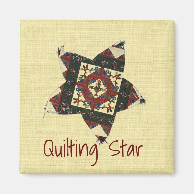 Quilting Star Magnet (Vorne)
