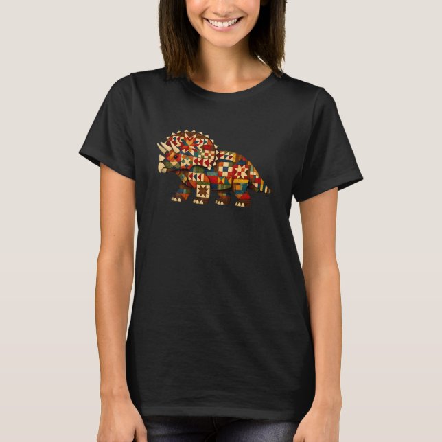 Quiltosaurus T-Shirt (Vorderseite)