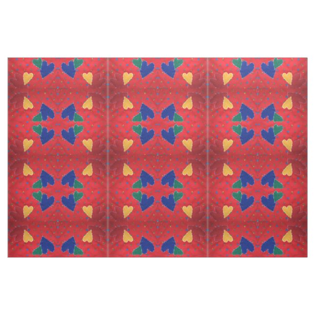 Quilts Herzen Stoff (Fat Quarter (45,7 x 55,9 cm))