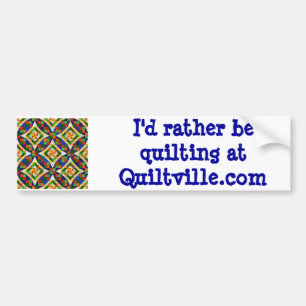 Quiltville Autoaufkleber