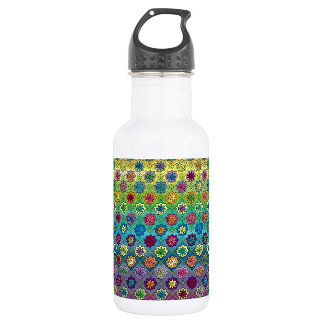 Quilty, wie aufgeladen edelstahlflasche (Vorderseite)