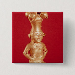 Quimbaya Behälter in der Form Button