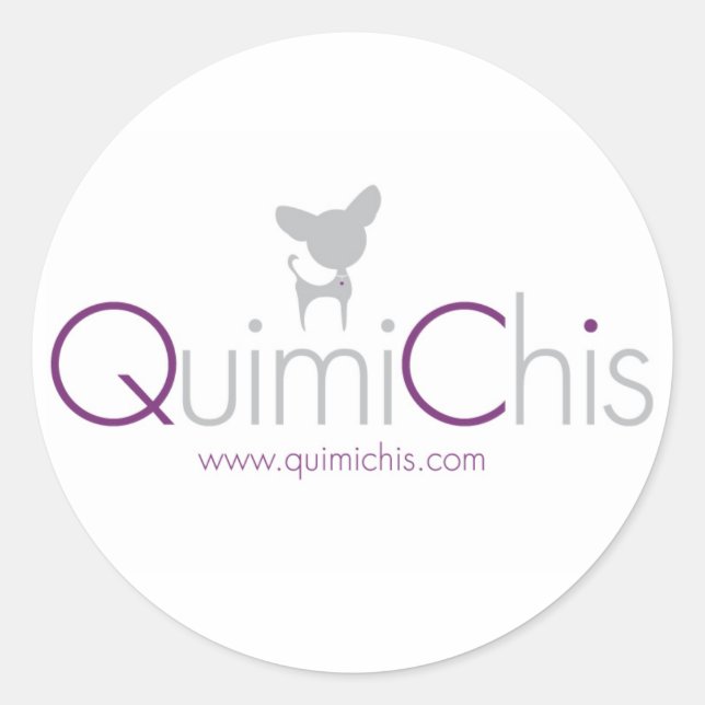Quimichis banner runder aufkleber (Vorderseite)