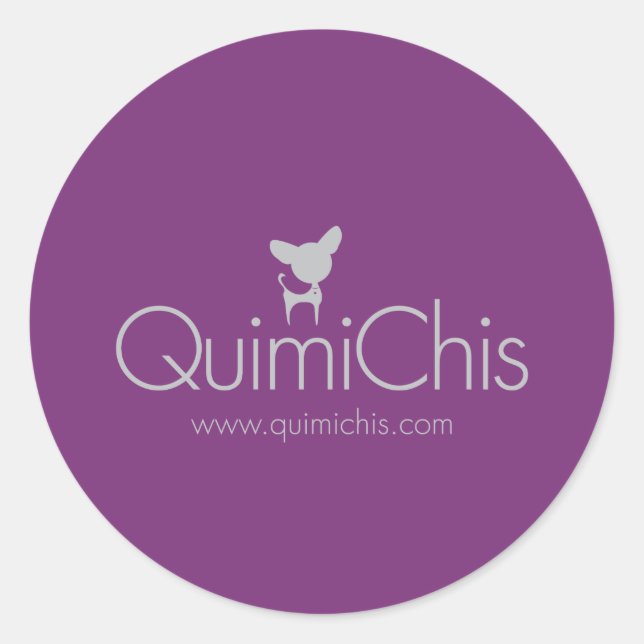 Quimichis Logo Runder Aufkleber (Vorderseite)