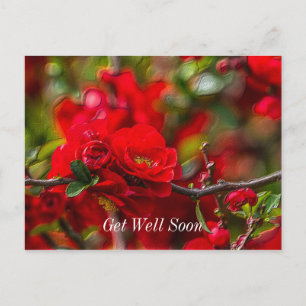 Quince-Zweig malerisch Postkarte