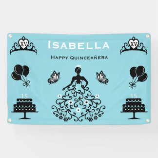 Quinceanera 15. Kronenparty Banner