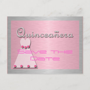 Quinceanera Ankündigungspostkarte