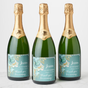 Quinceanera Aquamarines Gold Olivenweg Weinkultur