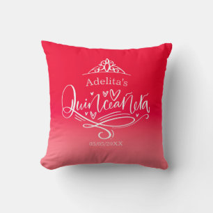 Quinceañera Dekor Throw Kissen