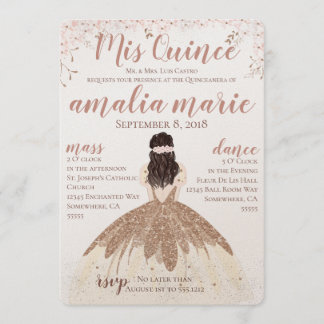 QUINCEANERA EINLADUNG