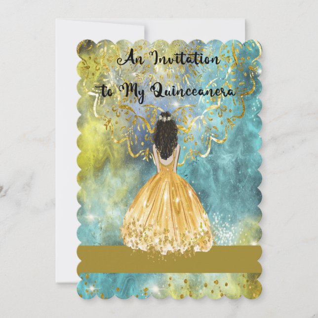 Quinceanera Einladung (Vorderseite)