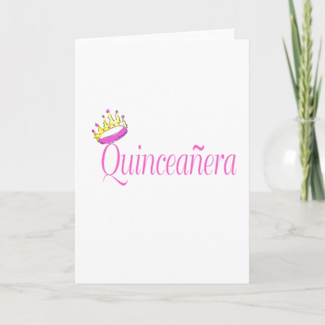 Quinceanera Einladung (Vorderseite)