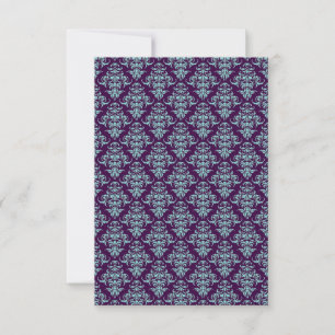 Quinceanera-Einladungsantwortkarten RSVP Karte