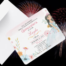 Quinceañera Elegante: Mis Quince Einladung Rosa