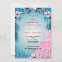 Quinceañera feather Dream fänger pink Inv