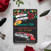Quinceanera Fiesta Blütenfisch und rote Rose