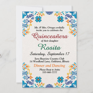 Quinceanera Girls - Einladung zum 15. Geburtstag
