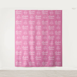 Quinceanera Hintergrund Schritt und Wiederholung Wandteppich