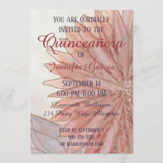 Quinceanera Invitation 15e fête d'anniversaire