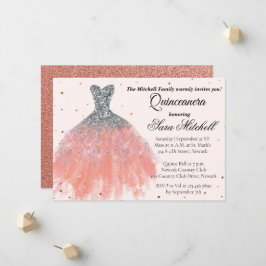 Quinceanera Invitation, Birthday Invite for sweet Ankündigung