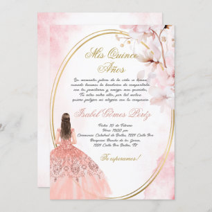 Quinceanera invitation en espagnol