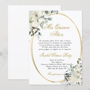 Quinceanera invitation en espagnol