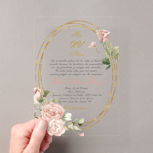 Quinceanera invitation en espagnol