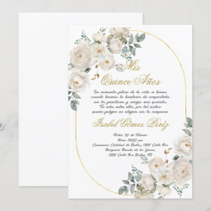 Quinceanera invitation en espagnol