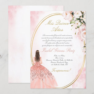 Quinceanera invitation en espagnol