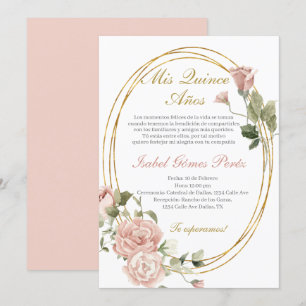 Quinceanera invitation en espagnol