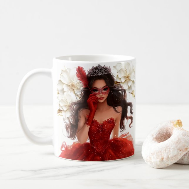 Quinceañera Kaffeetasse (Mit Donut)
