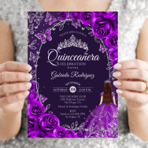 Quinceanera Lila Silber
