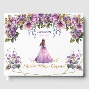 Quinceañera livre d'hôtes Lilac
