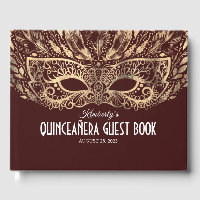Quinceanera Livre d'or et de Bourgogne