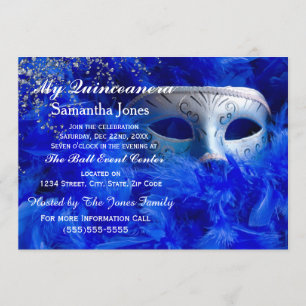 Quinceanera Masquerade Einladungen