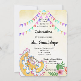 Quinceañera mexicaine 15 anos Invitation d'anniver