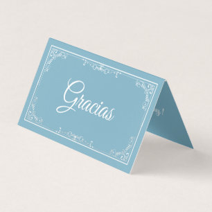 Quinceañera Mini Merci Cartes pour les tables d'hô