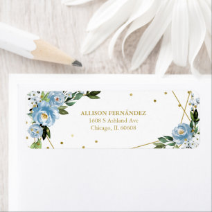 Quinceanera Party Gold Forelle Blaue Flora Labrado