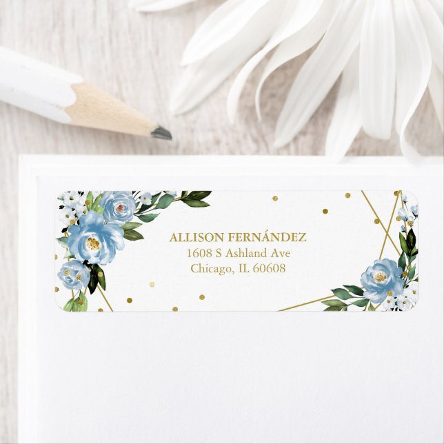 Quinceanera Party Gold Forelle Blaue Flora Labrado (Insitu)