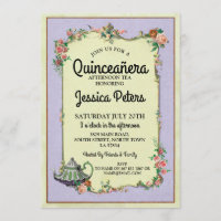 Quinceanera Party-Märchenland-Teekanne-Tee laden