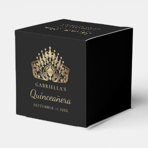 Quinceañera Princess Tiara Crown Vielen Dank Geschenkschachtel