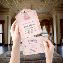 Quinceanera Rose Goldkleid Party UAWG