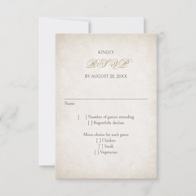 Quinceanera RSVP (Devant)