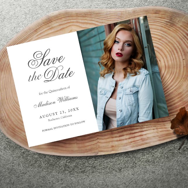 Quinceañera Save the Date Sweet 15 Foto (Von Creator hochgeladen)