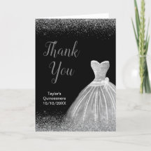 Quinceanera Silver Dress Imitate Glitzer
