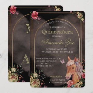 Quinceañera/Sweet 16 Einladung zum Pferdedesign